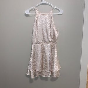 Soft Pink Cheetah Dress